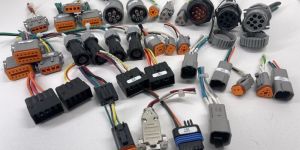 Plastic Male Female Automotive Wiring Harness Connectors