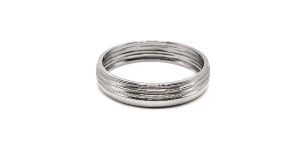 white gold challa, white gold ring