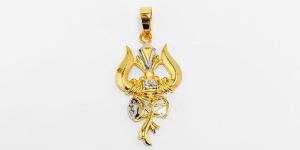 92% New Design Gold God Pendant Plain