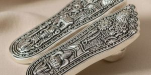 Charan Paduka Silver Idol