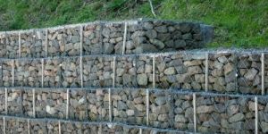 Stone Compound Wall Gabion Box