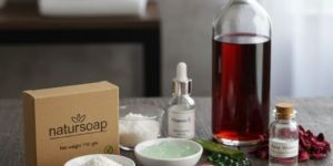 Handmade Red Wine Rose Soap