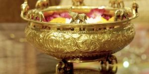 Antique Pure Brass Urli