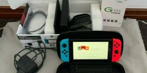 Original Nintendo Switch Console, 32GB + Grey Joy-Con, Boxed