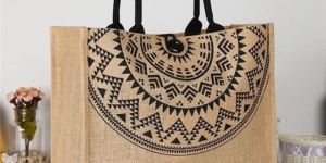 Fancy Jute Printed Bag