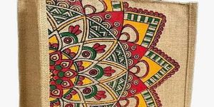 Designer Jute Tote Bag