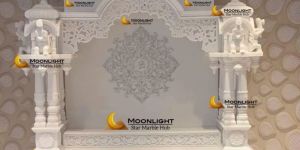 Luxury White Marble Temple