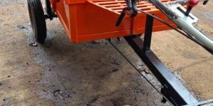 Orange Power Tiller Trolley