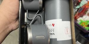 Stainless Steel Thermo Cups Bottle Set