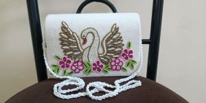 handmade zari ladies bags