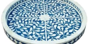 wooden serving bone tray set