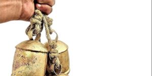 wall hanging cow bell