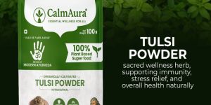 Tulsi Leaf Powder (Holy Basil) Immunity & Respiratory Wellness 100% Natural Ayurvedic H