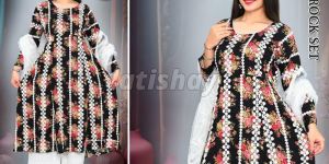 3 Piece Frock Suit Set