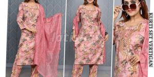 Vartigon Kurti Pant With Designer Dupatta