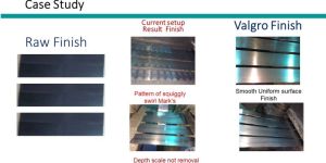 Valgro Dry Grinding Hard Temper Strip Machine