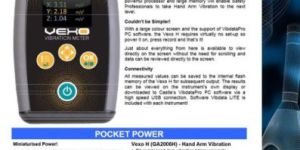 Vexo (GA2006H) Hand Arm Vibration Meter