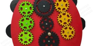 Ladybug N-Gear Sensory Montessori Activity Panel
