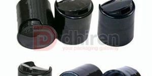 Black Plastic Press Top Cap