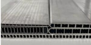 aluminum radiator flat microchannel parallel flow condenser tube