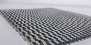 Plain Folded Fin Heat Sink Aluminum Thermal Air Cooled