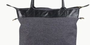 Charcoal Twill Urban Tote Bag