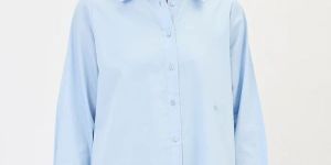 Powder Blue Multiple Closure Shirt