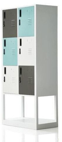 Metal Lockers with 6 Drawers