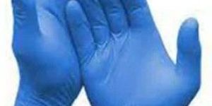 Blue Nitrile Examination Gloves