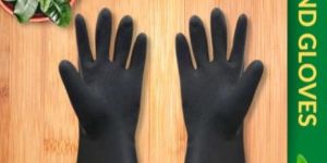 Rubber Hand Gloves Heavy-Duty, Reusable