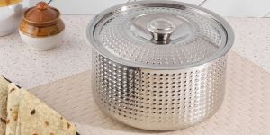Kraft Stainless Steel Hammered Casserole