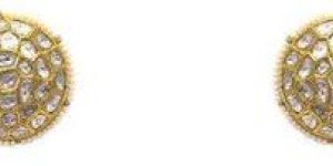 Modern Polki Stud Earring