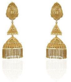 Varuni Modern Gold Jhumka