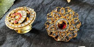 Vellore Special Artistic Cocktail Polki Ring