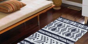 tribal contemporary printed handmade cotton carpets