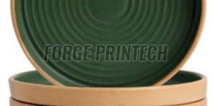 Ceramic Green Quarter Plate