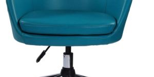 erika office revolving leather upholstered chair