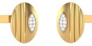 Pear with 2lines Cufflink