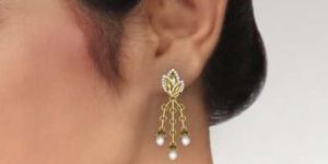 Pearls N Swirls Earring