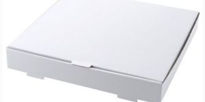 6 Inch White Corrugated Pizza Box