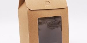 window d cut gift paper bags box