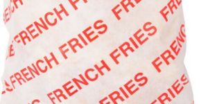Grease Proof Printed French Fry Bag