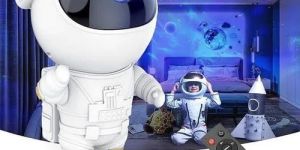 LED Astronaut Galaxy Light Projector