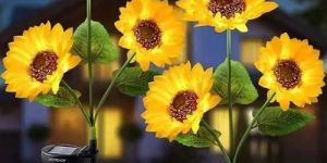 Sunflower Solar Garden Light
