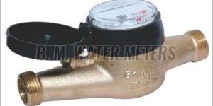 Brass Mid Screwed Water Meter