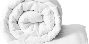 300 GSM White Color Microfiber Double Comforter