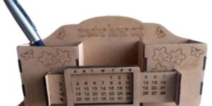 MDF Wooden Pen Stand for Desk