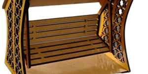 MDF Wooden Swing Jhula For Laddu Gopal