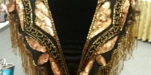 Capelet with Fringe Detailing