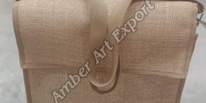 Jute Canvas Laptop Bag